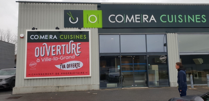 photo du magasin COMERA Cuisines à Annemasse – Ville-la-Grand (74)