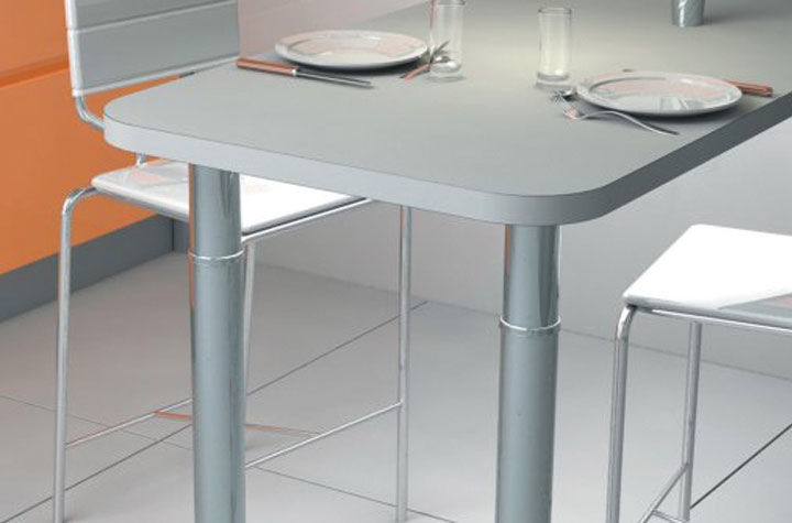msa pied diametre mm finition chrome reglable de a mm