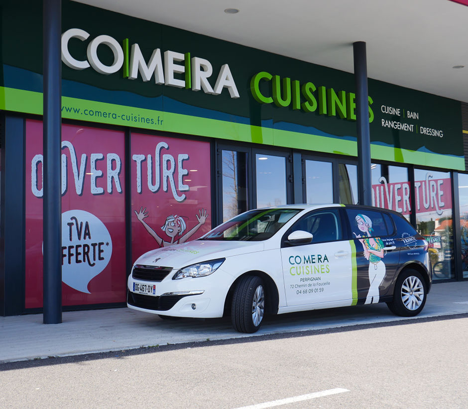 Bienvenue dans votre magasin COMERA Cuisines de Perpignan - Cabestany