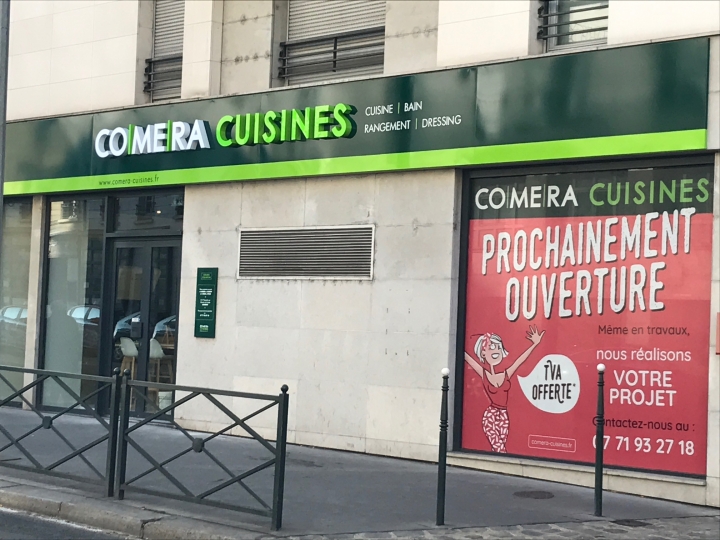 photo du magasin COMERA Cuisines à Asnières (92)
