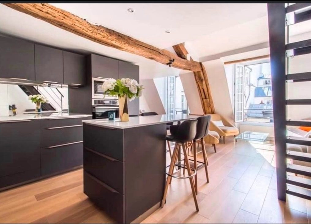 Cuisine en L contemporaine
