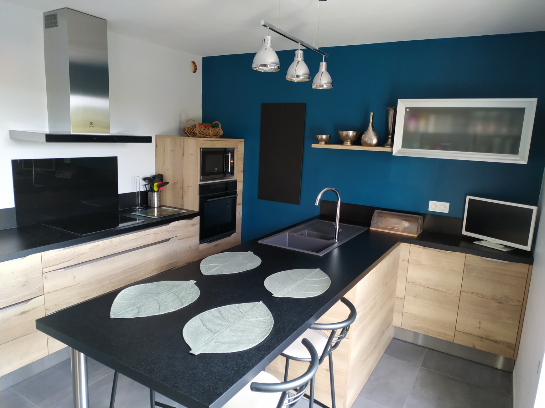 Cuisine En Longueur Avec Ilot