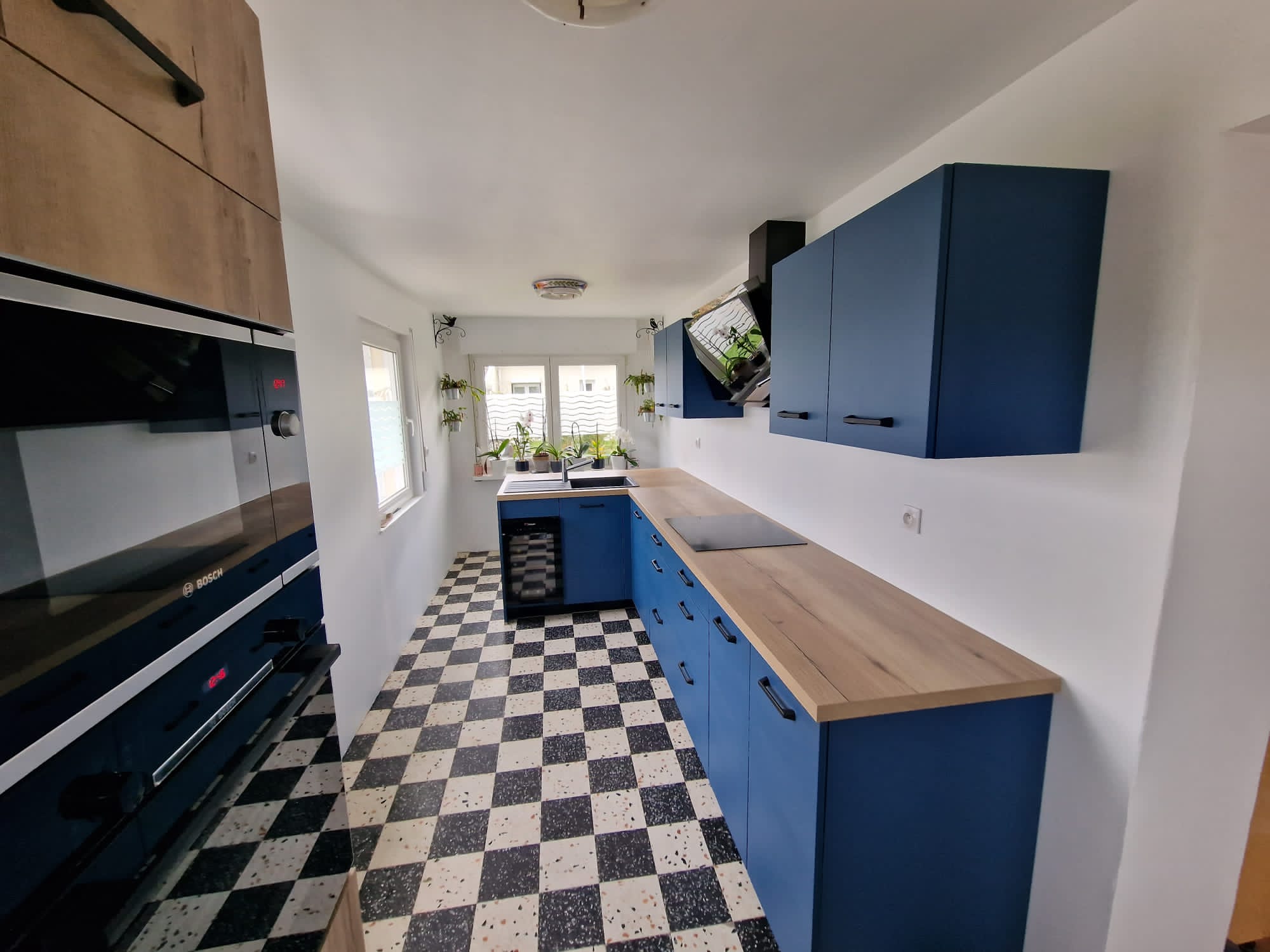 electroménager-cuisine-bleue